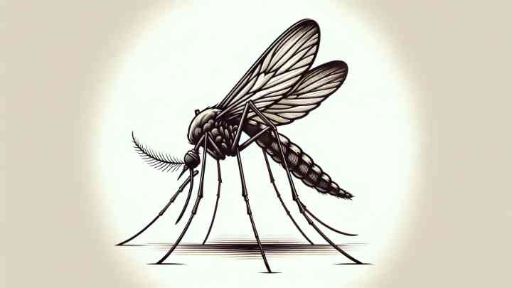 illustration of an illustrated mosquito
